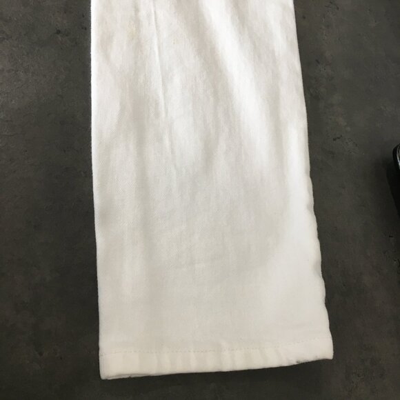 FRAME Denim Le Garcon Blanc 5 Pocket Logo Hardware Jeans - Picture 15 of 15